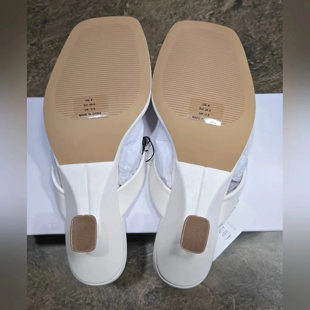 The Drop Women's Dakota Thong Scupted Heel Sandal #916, 919,
